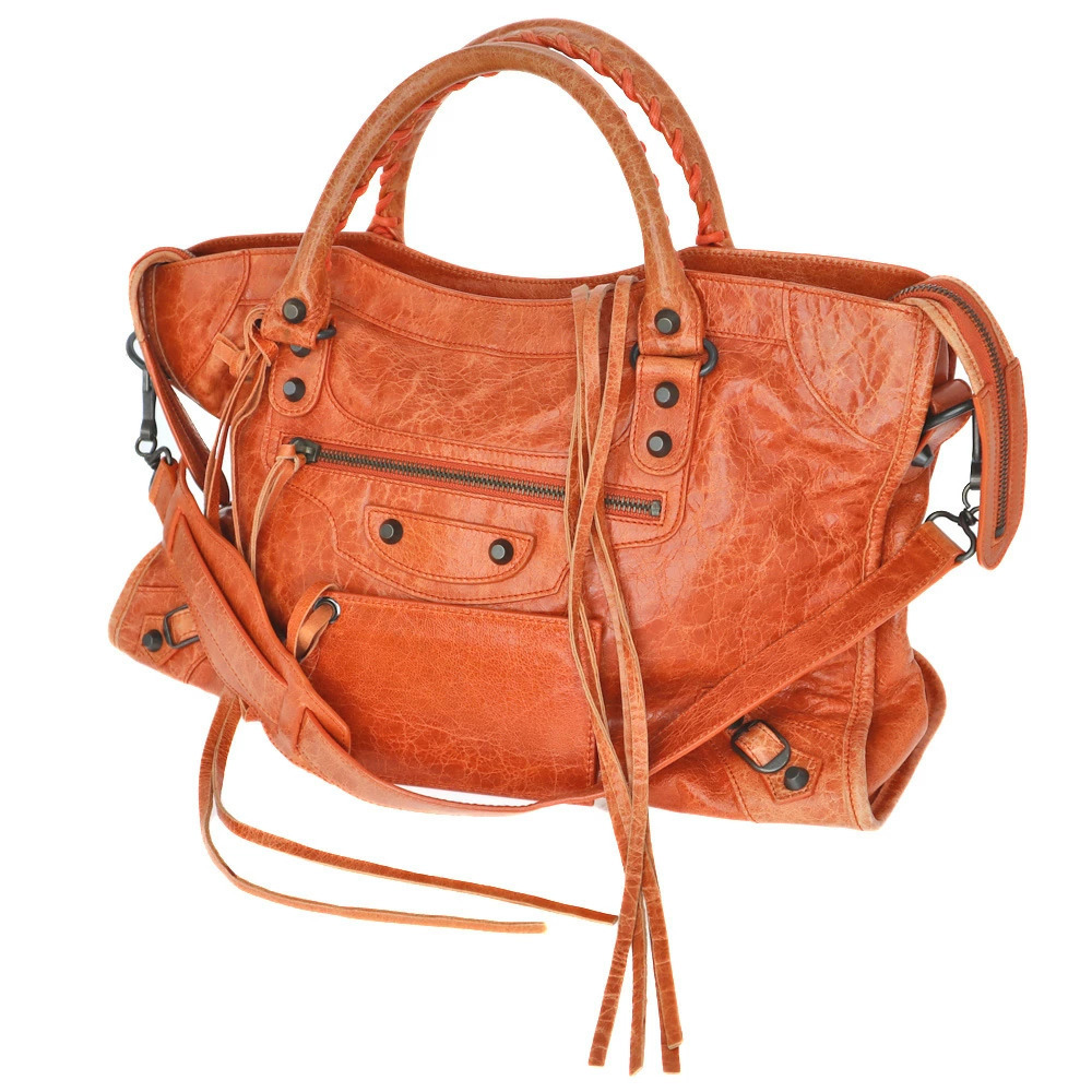 Balenciaga The City Orange Bag